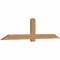 Ekena Millwork Eugene Smooth Timber Gable Bracket, Western Red Cedar, 96"W x 24"H x 3 1/2"D x 5 1/2"F, 6/12 Pitch GBW096X24X0406EUG00SWR - alternate 4